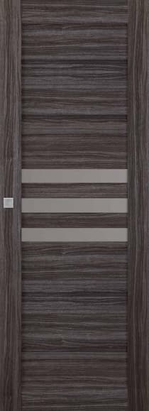 DOME VETRO GRAY OAK MAGIC BELLDINNI MODERN INTERIOR DOOR - 1