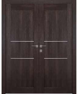 AVON 07 2H VERALINGA OAK DOUBLE BELLDINNI MODERN INTERIOR DOOR - 1