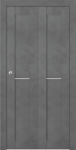 AVON 07 1H DARK URBAN DOUBLE BI-FOLD BELLDINNI MODERN INTERIOR DOOR - 1
