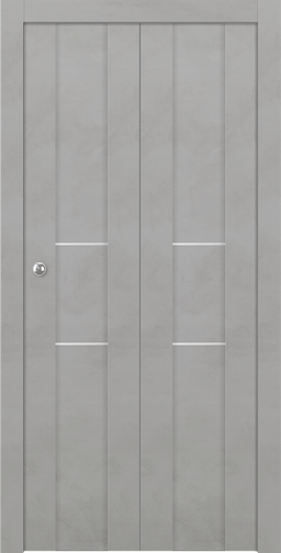 AVON 01 2H LIGHT URBAN BI-FOLD BELLDINNI MODERN INTERIOR DOOR - 1