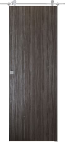 PALLADIO GRAY OAK BARN DOORS BELLDINNI MODERN INTERIOR DOOR - 1