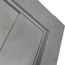 AVON 5 LITE VETRO DARK URBAN INVISIBLE METAL FRAME BELLDINNI MODERN INTERIOR DOOR - 4