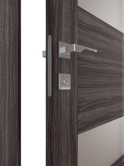 BERTA VETRO GRAY OAK CLOSET BELLDINNI MODERN INTERIOR DOOR - 2