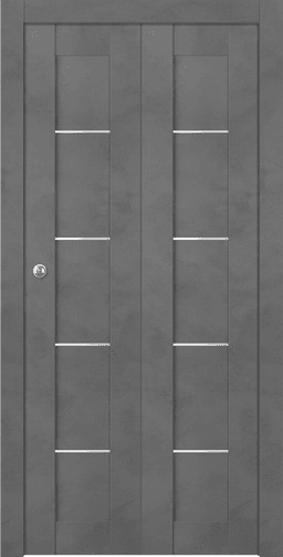 AVON 07 4H DARK URBAN BI-FOLD BELLDINNI MODERN INTERIOR DOOR - 1