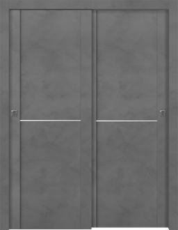 AVON 01 1H DARK URBAN BYPASS DOORS BELLDINNI MODERN INTERIOR DOOR - 1