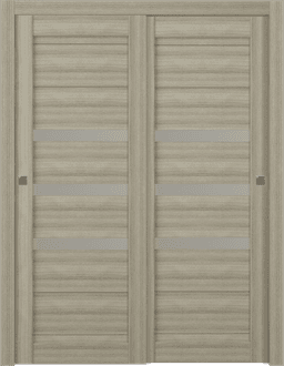 DORA VETRO SHAMBOR BYPASS BELLDINNI MODERN INTERIOR DOOR - 1