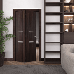 AVON 01 3H VERALINGA OAK DOUBLE BI-FOLD BELLDINNI MODERN INTERIOR DOOR - 2