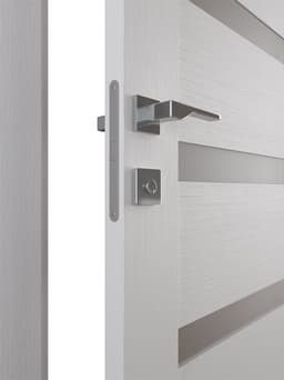 DORA VETRO BIANCO NOBLE DOUBLE BELLDINNI MODERN INTERIOR DOOR - 6