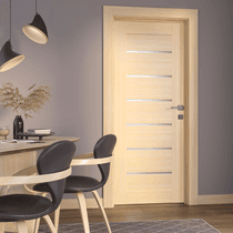 AVON 07-02 VETRO LOIRE ASH DOUBLE POCKET DOORS BELLDINNI MODERN INTERIOR DOOR - 2