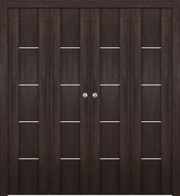 AVON 01 4H VERALINGA OAK DOUBLE BI-FOLD BELLDINNI MODERN INTERIOR DOOR - 1