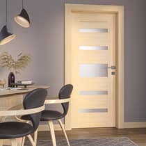 AVON 07-05 VETRO LOIRE ASH SWING DOORS BELLDINNI MODERN INTERIOR DOOR - 2