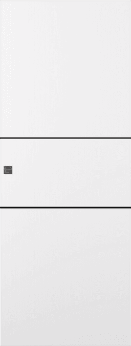 OPTIMA 2H BLACK SNOW WHITE MAGIC DOORS BELLDINNI MODERN INTERIOR DOOR - 1