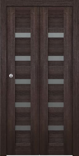 AVON 07-04 VETRO VERALINGA OAK BI-FOLD BELLDINNI MODERN INTERIOR DOOR - 1