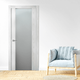 AVON 202 VETRO RIBEIRA ASH DOUBLE BELLDINNI MODERN INTERIOR DOOR - 2