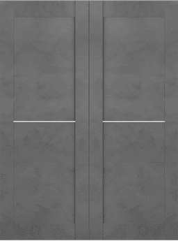 AVON 07 1H DARK URBAN DOUBLE BI-FOLD BELLDINNI MODERN INTERIOR DOOR - 3