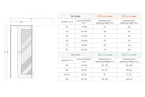 SMART PRO 2H POLAR WHITE POCKET BELLDINNI MODERN INTERIOR DOOR - 8