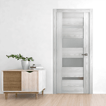 AVON 07-01 VETRO RIBEIRA ASH DOUBLE BELLDINNI MODERN INTERIOR DOOR - 2