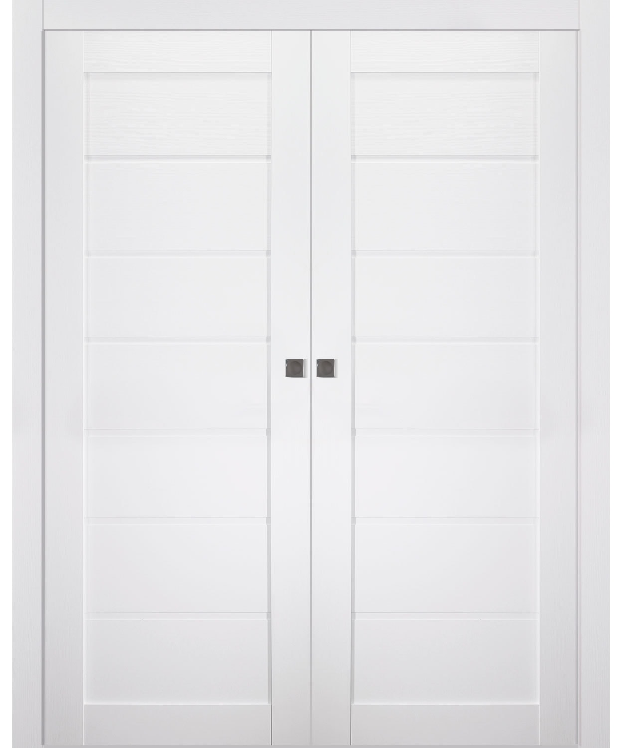 ALDA BIANCO NOBLE DOUBLE POCKET BELLDINNI MODERN INTERIOR DOOR