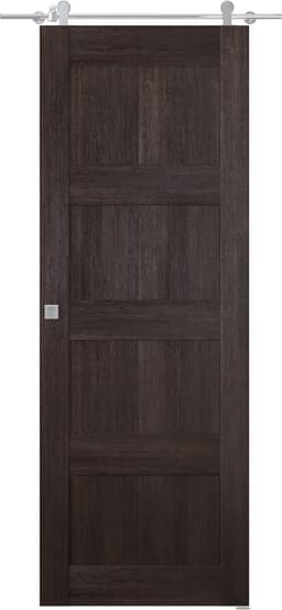 AVON 07 3R VERALINGA OAK DOUBLE BARN BELLDINNI MODERN INTERIOR DOOR - 1