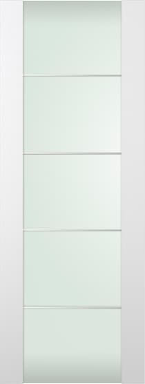 PALLADIO 202 4H VETRO BIANCO NOBLE SLAB BELLDINNI MODERN INTERIOR DOOR - 1