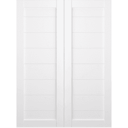ERMI BIANCO NOBLE DOUBLE POCKET BELLDINNI MODERN INTERIOR DOOR - 2