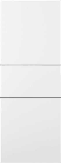 SMART PRO 2H BLACK POLAR WHITE SLAB DOORS BELLDINNI MODERN INTERIOR DOOR - 1