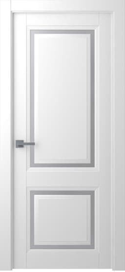 AURUM 2 VETRO POLAR WHITE SWING BELLDINNI MODERN INTERIOR DOOR - 1