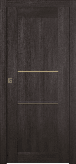 AVON 07 3H GOLD VERALINGA OAK POCKET BELLDINNI MODERN INTERIOR DOOR - 1
