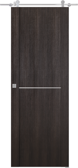 AVON 01 1H VERALINGA OAK DOUBLE BARN BELLDINNI MODERN INTERIOR DOOR - 1