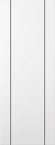 PALLADIO 2U BLACK BIANCO NOBLE SLAB DOORS BELLDINNI MODERN INTERIOR DOOR - 1