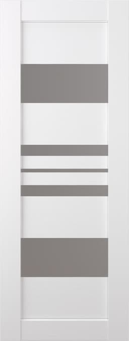 ROMI VETRO BIANCO NOBLE SLAB BELLDINNI MODERN INTERIOR DOOR - 1