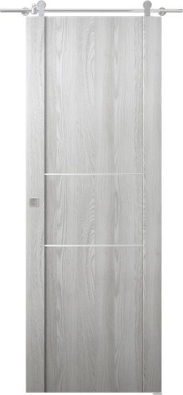 AVON 01 2H RIBEIRA ASH DOUBLE BARN BELLDINNI MODERN INTERIOR DOOR - 1