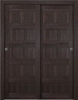 AVON 07 4R VERALINGA OAK BYPASS BELLDINNI MODERN INTERIOR DOOR - 1