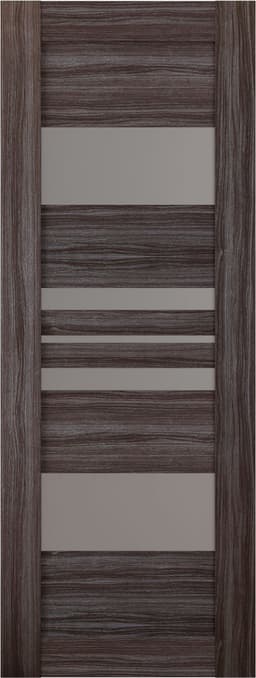 ROMI VETRO GRAY OAK SLAB BELLDINNI MODERN INTERIOR DOOR - 1