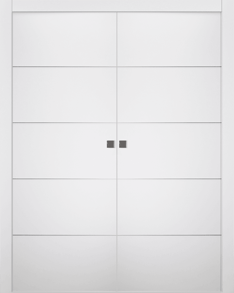 SMART PRO 4H POLAR WHITE DOUBLE POCKET BELLDINNI MODERN INTERIOR DOOR