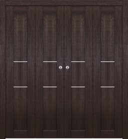 AVON 07 2H VERALINGA OAK DOUBLE BI-FOLD BELLDINNI MODERN INTERIOR DOOR - 1