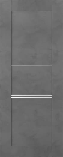 AVON 07 3H DARK URBAN SLAB BELLDINNI MODERN INTERIOR DOOR - 1