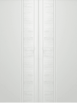 TWINWOOD 1 POLAR WHITE DOUBLE BARN BELLDINNI MODERN INTERIOR DOOR - 2