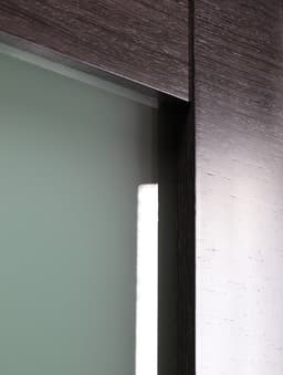 AVANTI 5 LITE VETRO BLACK APRICOT SLAB BELLDINNI MODERN INTERIOR DOOR - 2