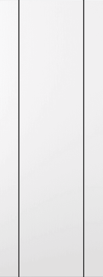 SMART PRO 2U BLACK POLAR WHITE SLAB DOORS BELLDINNI MODERN INTERIOR DOOR - 1