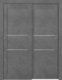 AVON 07 2H DARK URBAN BYPASS BELLDINNI MODERN INTERIOR DOOR - 1