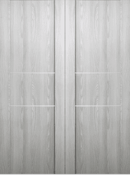 AVON 01 2H RIBEIRA ASH DOUBLE BARN BELLDINNI MODERN INTERIOR DOOR - 2