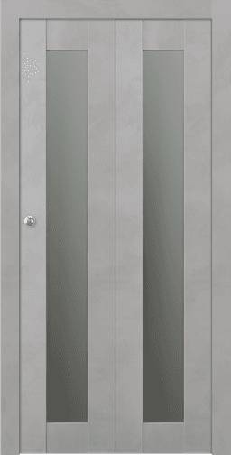 AVON 207 VETRO LIGHT URBAN BI-FOLD BELLDINNI MODERN INTERIOR DOOR - 1