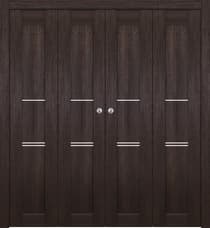 AVON 07 3H GOLD VERALINGA OAK DOUBLE BI-FOLD BELLDINNI MODERN INTERIOR DOOR - 1