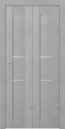 AVON 07 2H LIGHT URBAN DOUBLE BI-FOLD BELLDINNI MODERN INTERIOR DOOR - 1