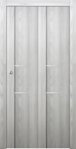 AVON 01 2H RIBEIRA ASH BI-FOLD BELLDINNI MODERN INTERIOR DOOR - 1