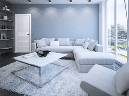 KINA VETRO BIANCO NOBLE CLOSET DOORS BELLDINNI MODERN INTERIOR DOOR - 4