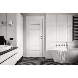 ALBA BIANCO NOBLE SWING BELLDINNI MODERN INTERIOR DOOR - 3