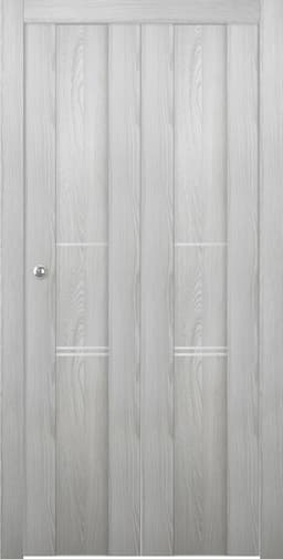 AVON 01 3H RIBEIRA ASH BI-FOLD BELLDINNI MODERN INTERIOR DOOR - 1