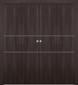 OPTIMA 2H VERALINGA OAK DOUBLE BI-FOLD BELLDINNI MODERN INTERIOR DOOR - 1